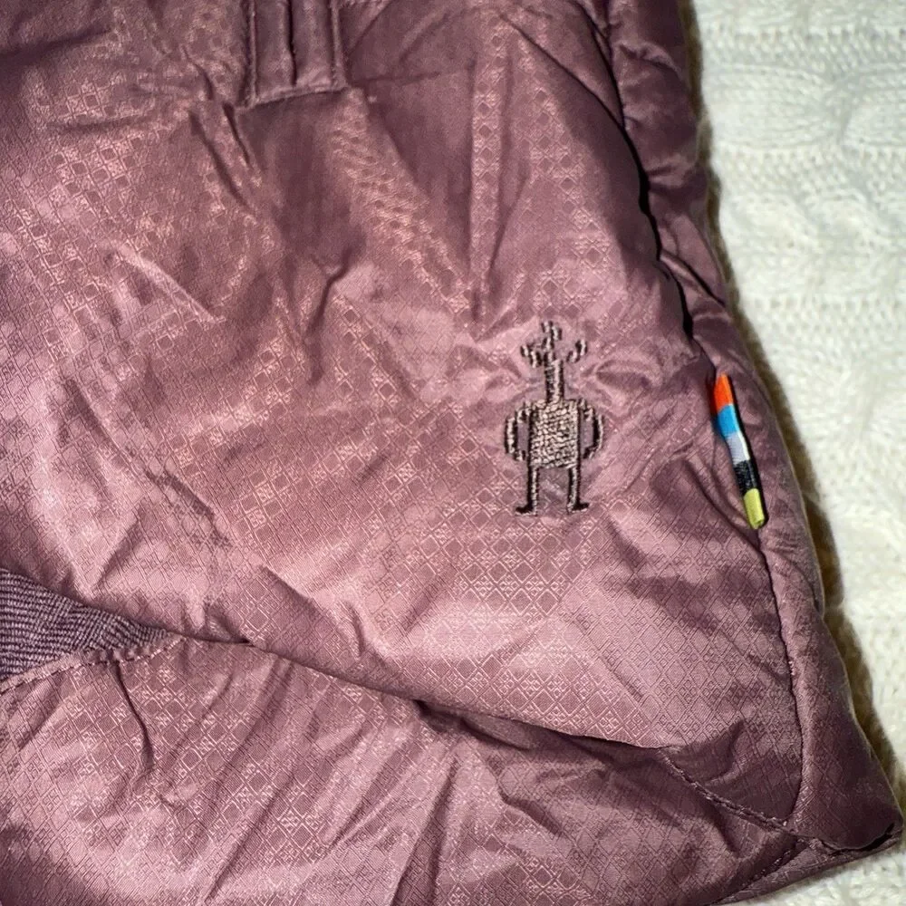 Smartwool Women’s Vest Medium Corbet 120 Quilted Plum Purple Merino Wool Blend